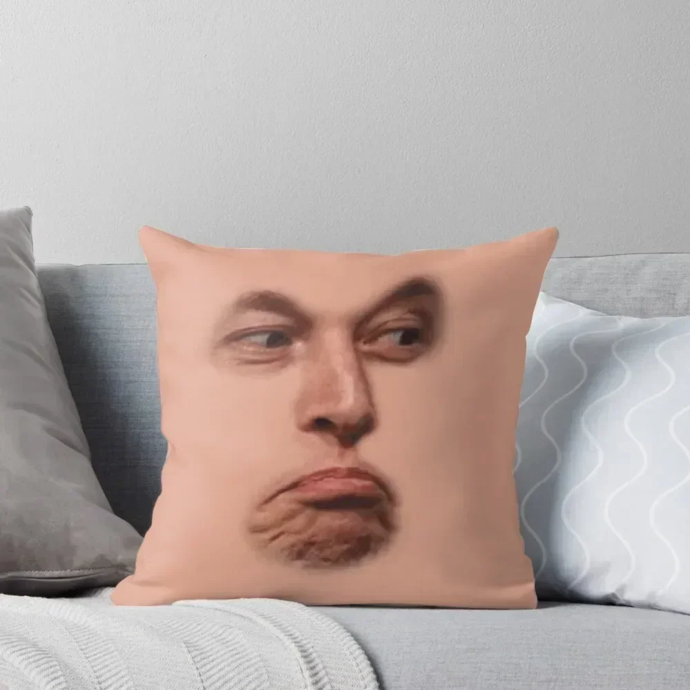 

Elon Musk Full Face Throw Pillow Christmas Pillow Covers Decorative pillowcase Cusions Cover Sofa Cushion Cover pillow