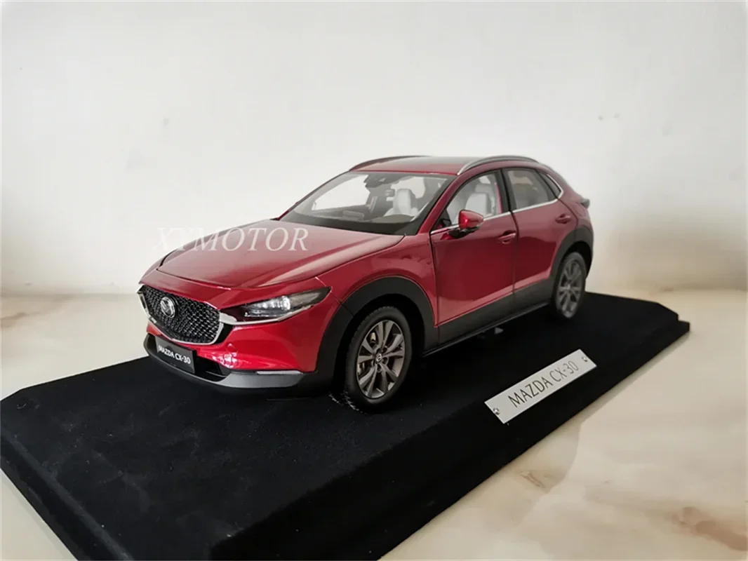 1/18 For Mazda CX-30 CX 30 SUV Diecast Model Car Red Kids Boys Girls Toys Hobby Gifts Collection Display Ornaments