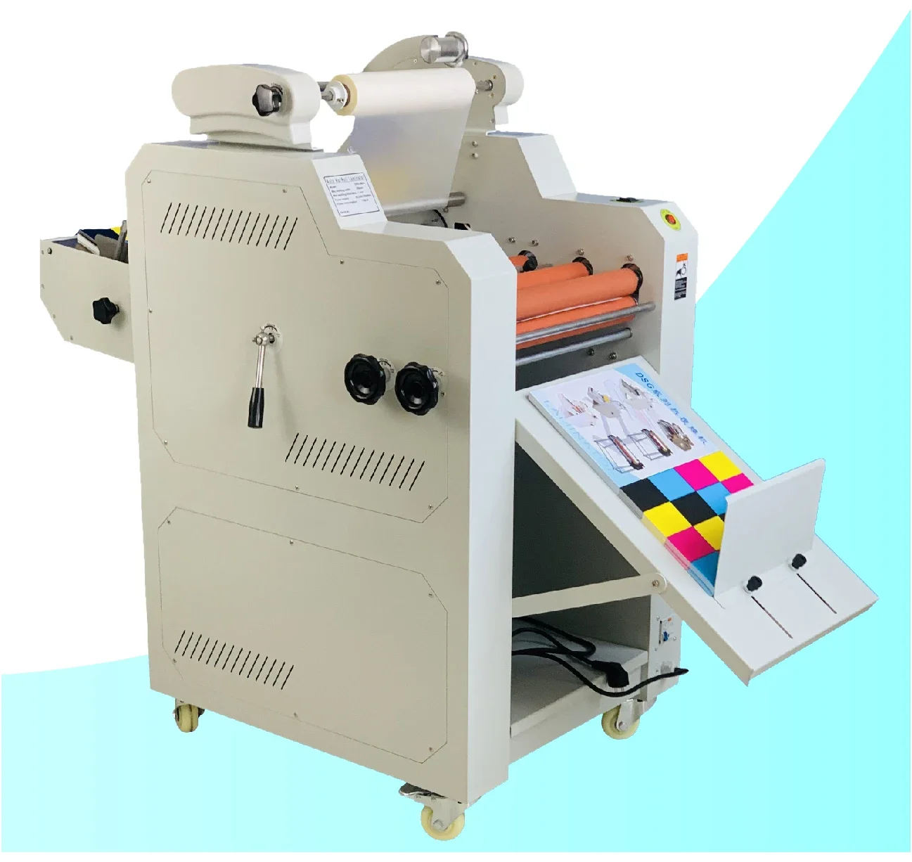 Hydraulic laminating machine 520Y Hydraulic laminating machine Automatic paper feeding Automatic rewinding