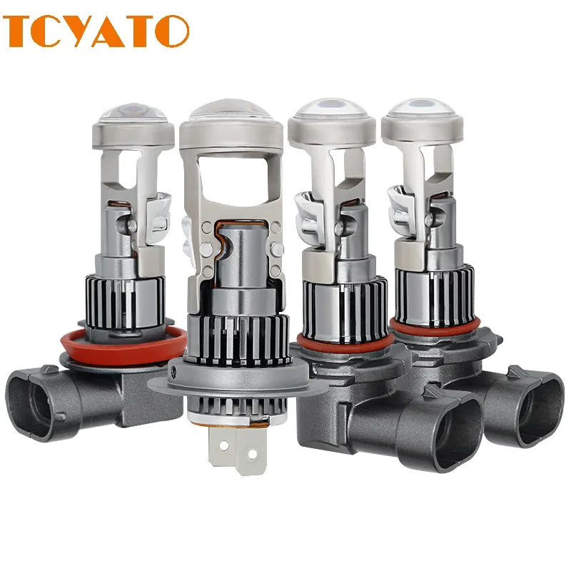

TCYATO Mini through-hole LED small lens H7/H11/9005/9006/H4 high-brightness focused led lamp