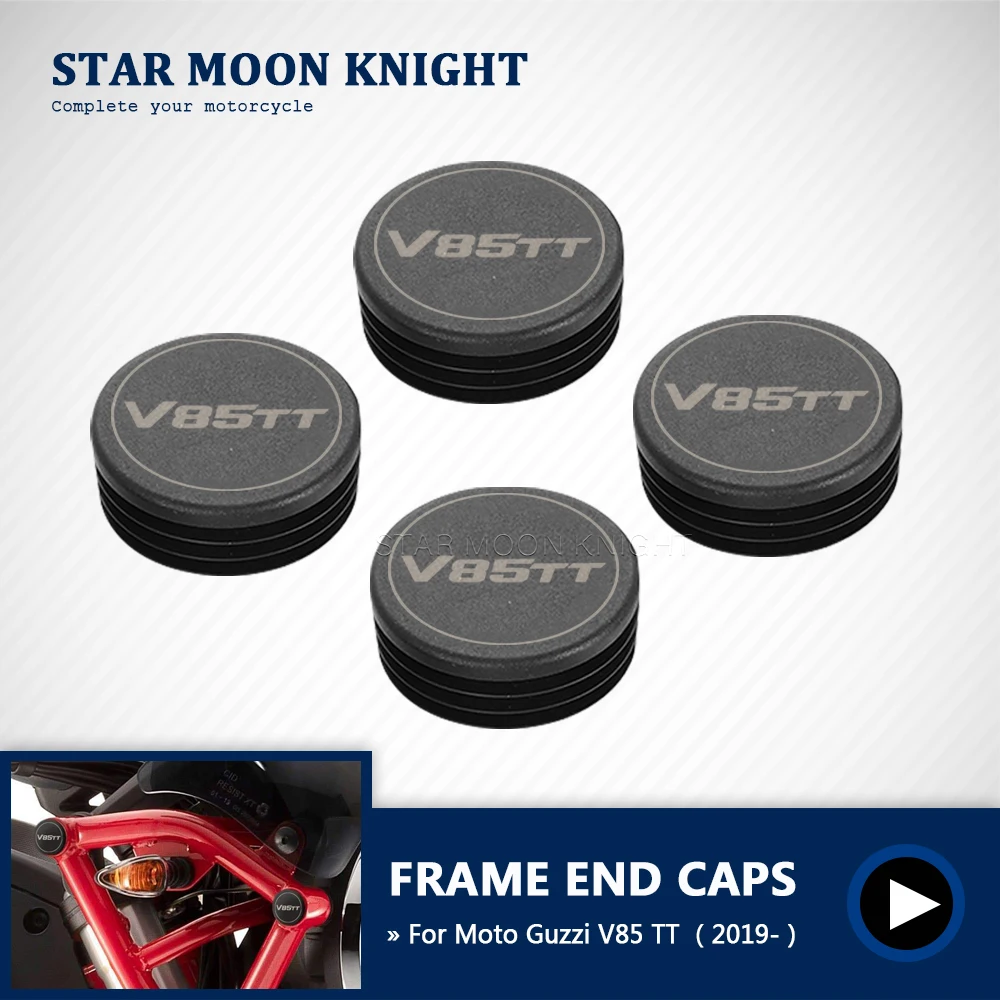 

Motorcycle Accessories For Moto Guzzi V85TT V 85 TT 2019 2020 2021 2022- Frame End Caps Frame Hole Cover Caps Plug Decorative