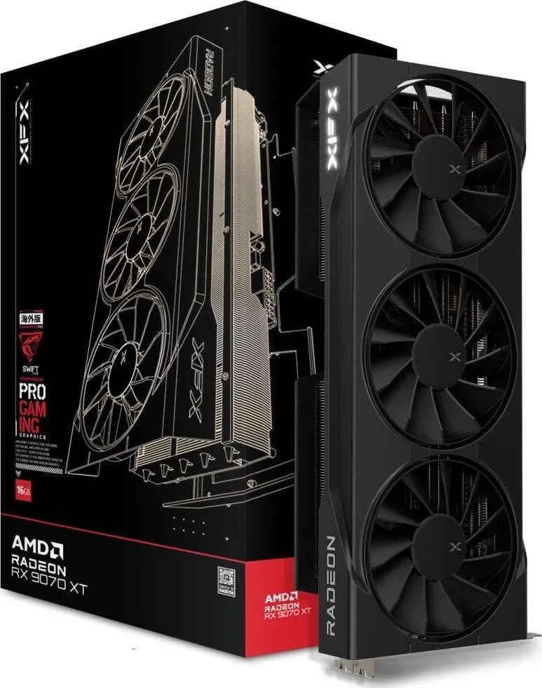 بطاقة رسومات XFX Swift RX 9070XT 3-FAN Gaming E. 16G #5