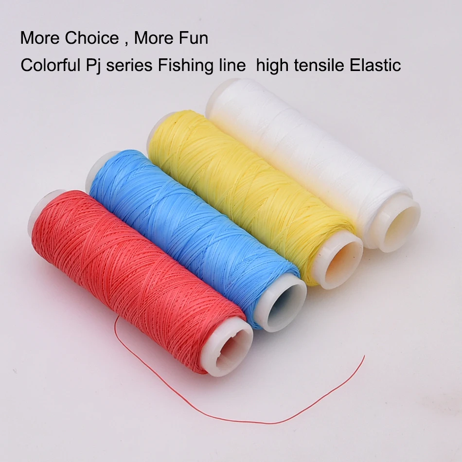 Lurestriker 10pcs A Box PJ1-PJ5 Thread High Tensile Elastic Bait PJ Series Fishing Invisible Line for Fishing Accessories Tackle