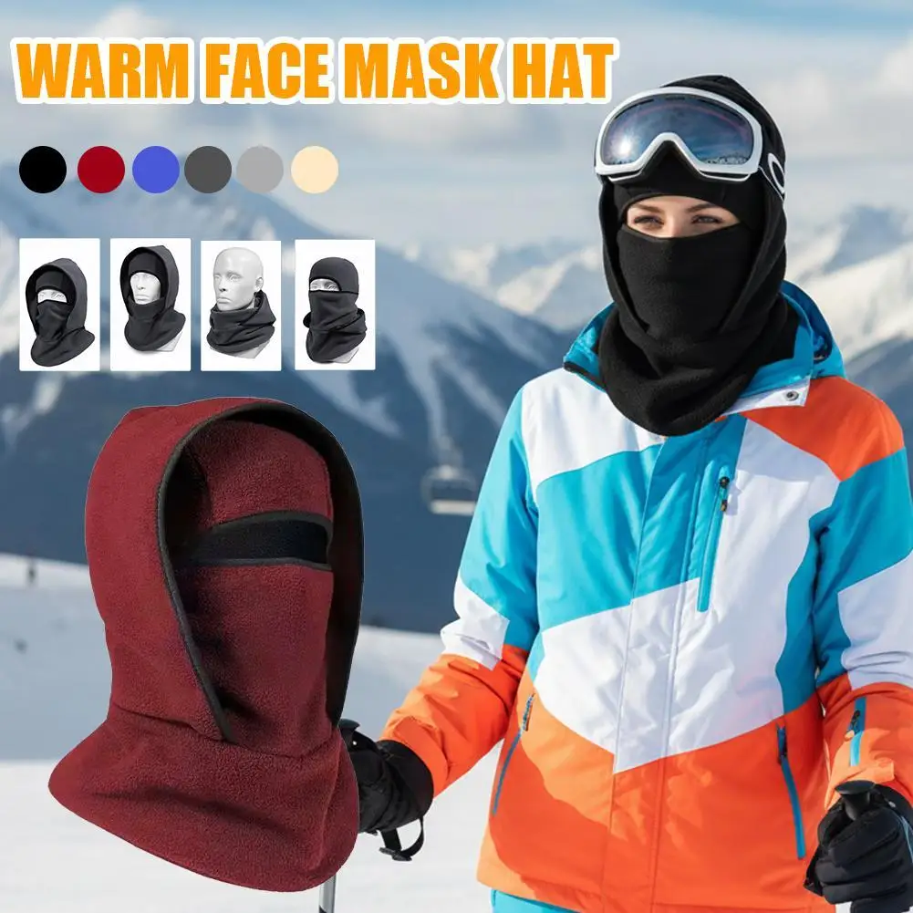 

Многофункциональная Балаклава, флисовая ветрозащитная лыжная маска, трансформируемый капюшон с гетрами для катания на лыжах, сноуборде, езды на велосипеде, голова 56-58 см