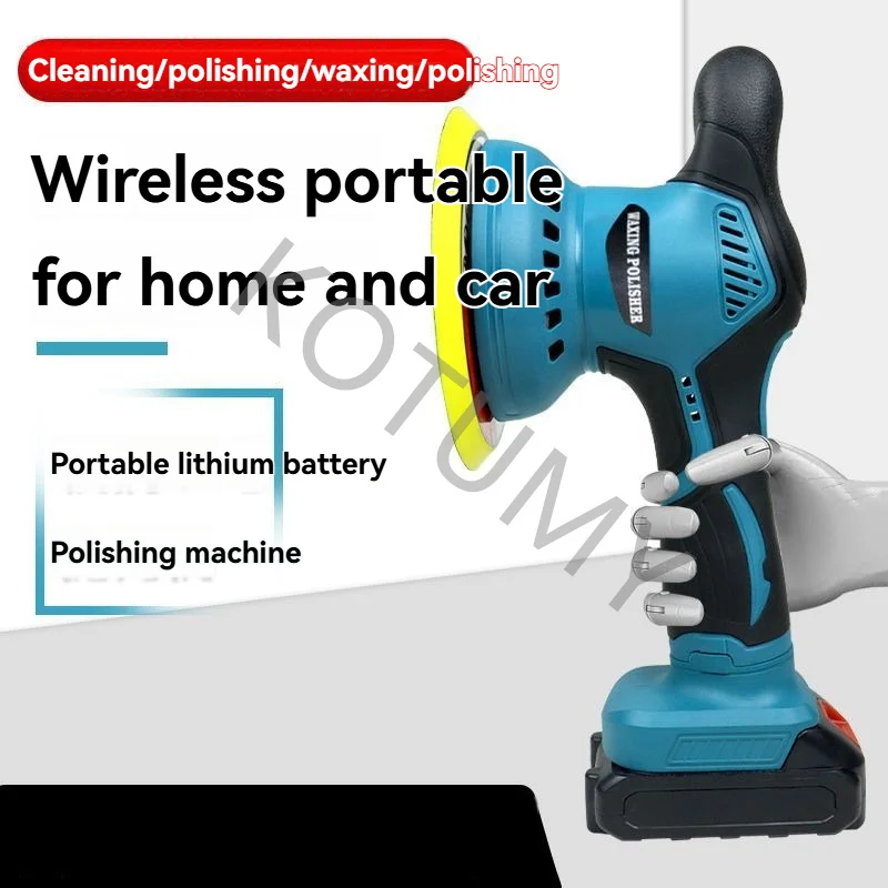 21V Digital Cordless 8 Gears Digital Display Car Polisher Electric Polisher Auto Car Waxing Polishing Machine