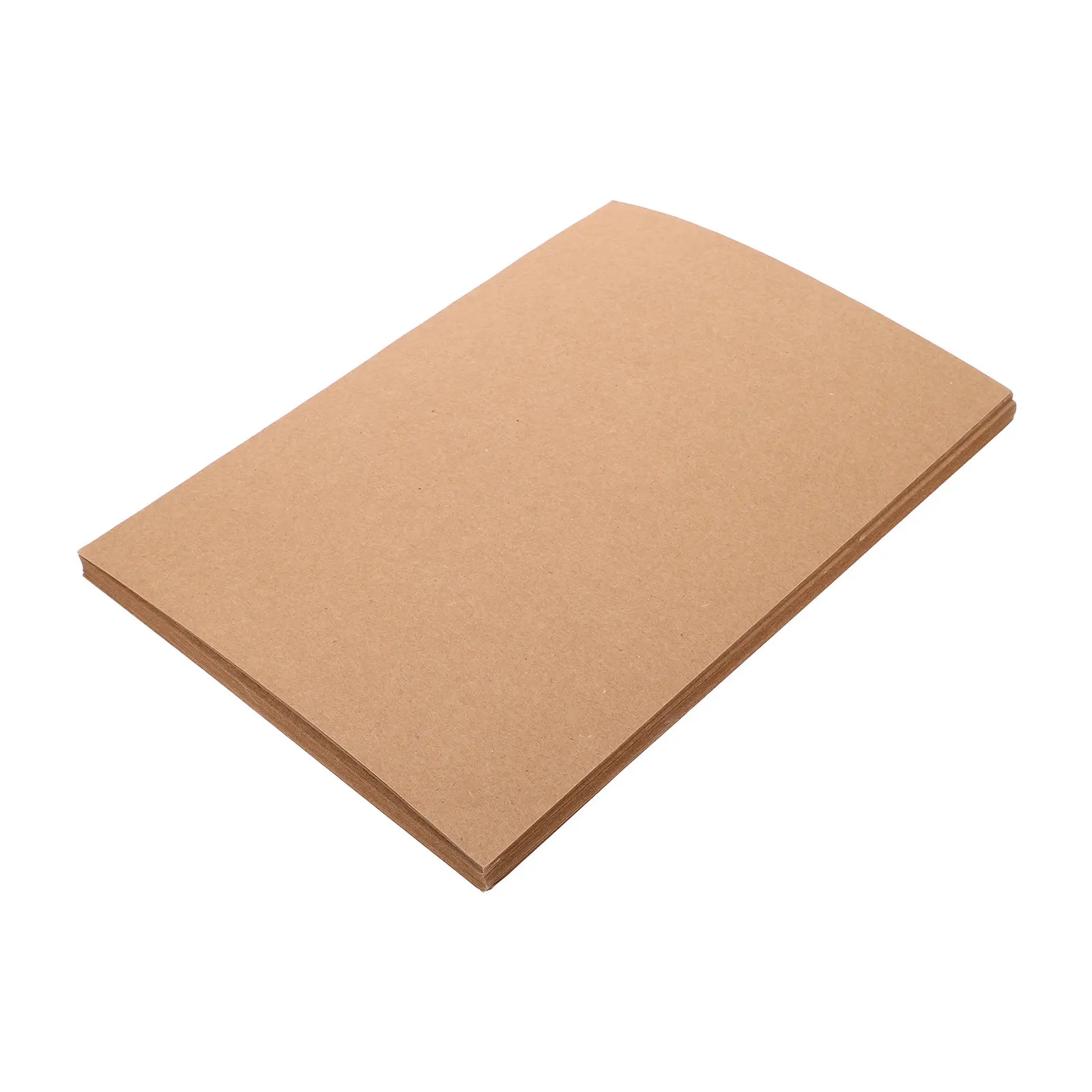 100Pcs Kraft Chipboard Sheets Heavy Duty Cardboard for Scrapbooking Book Covers DIY Cardboard Inserts Packaging Photo Backing