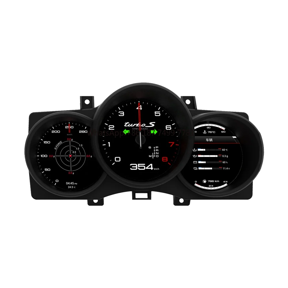 

Linux Digital Instrument Cluster Virtual Cockpit LCD Dashboard for. Boxster 718 .2014-2019 Speedometer
