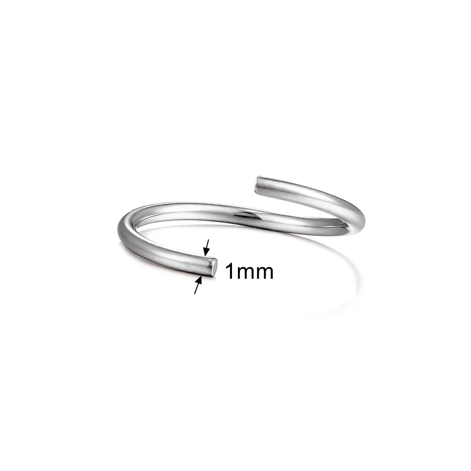 1/10pc 20G Titanium 8mm 10mm Nose Septum Piercing Rings Thin Ear Cartilage Helix Tragus Lobe Hoop Earring Body Jewelry Accessory