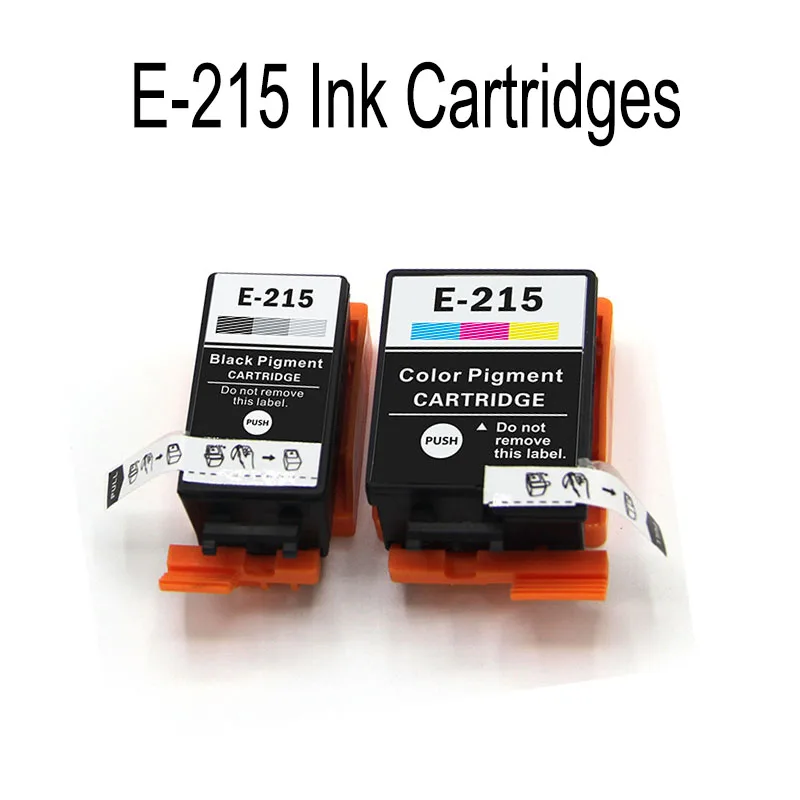 Cartuchos de tinta compatibles E-215 T215 para impresora Epson Workforce WF-100 / WF100, cartucho de tinta 215