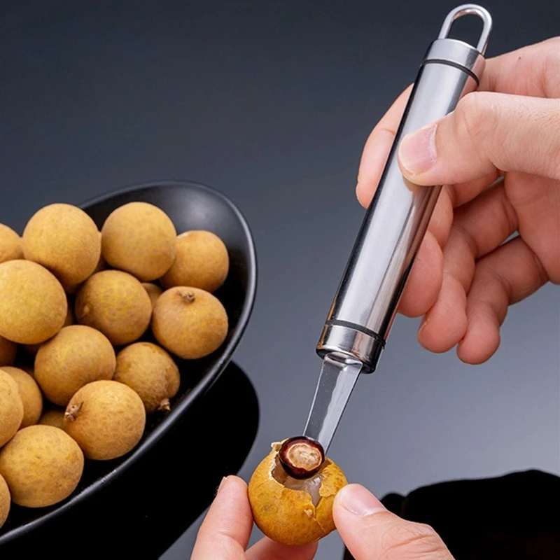 1PC Stainless Steel Shrimp Wire Peeling Shrimp Shell, Shrimp Wire Extraction, Longan Core Removal Tool