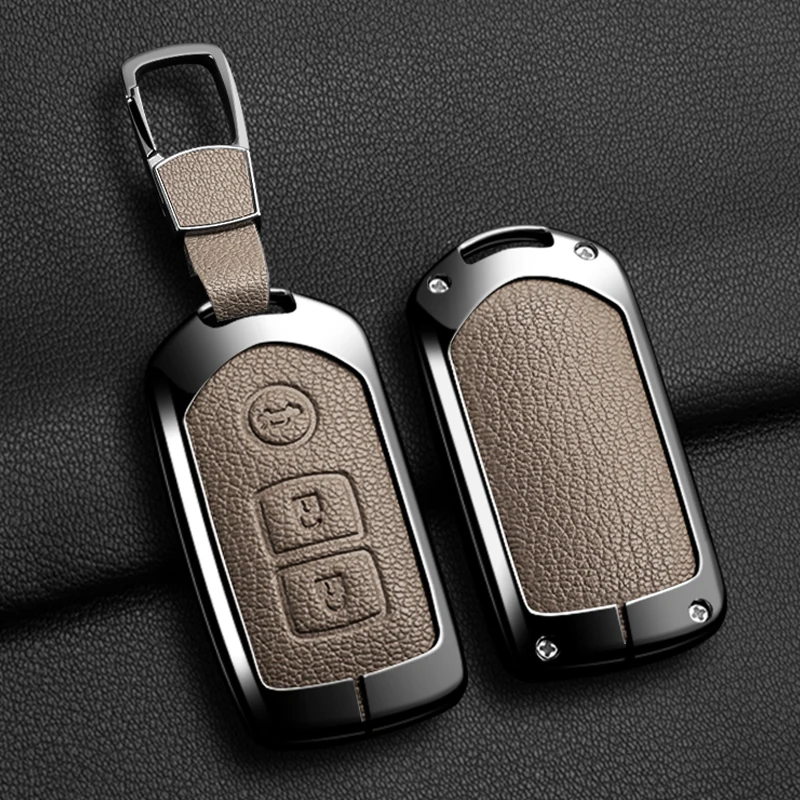 

For Toyota Vios 2014 2016 2017 2021 2022 New Fashion Metal Car Remote Key Case Cover Key Holder Fob Key Shell Accessories