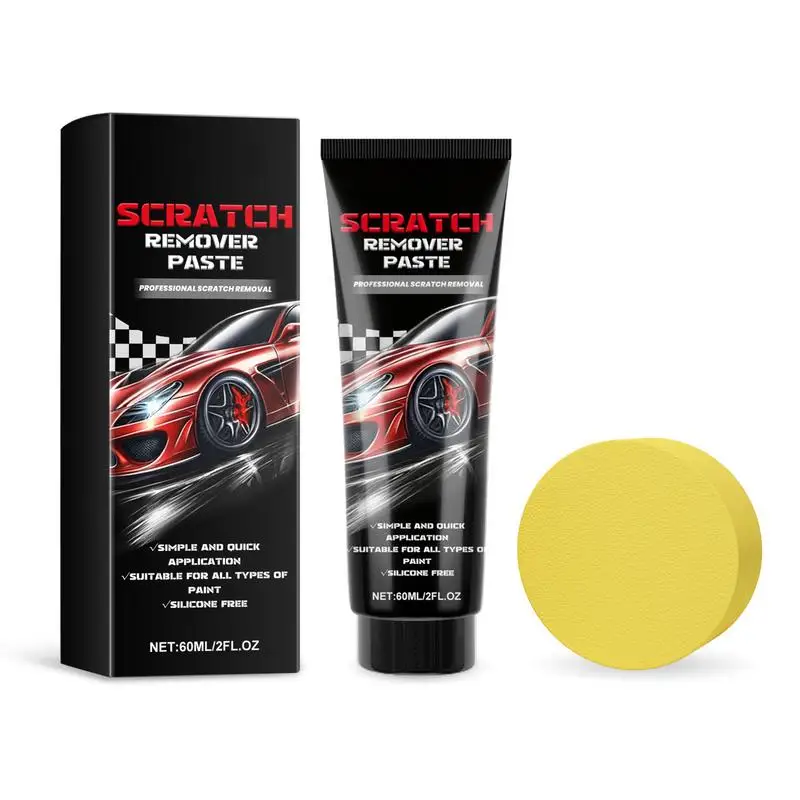 Pasta reparadora de rayaduras de coche, 60ml, pintura profesional para coche, agente reparador de arañazos profundos, agente profesional para rascar profundo, cera para el cuidado del esmalte