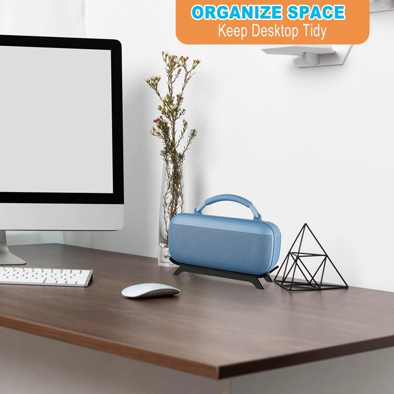 Top-Desktop Stand For Bose Soundlink Max Portable Speaker, Acrylic Speaker Holder Display Shelf Anti-Slip Base Mount