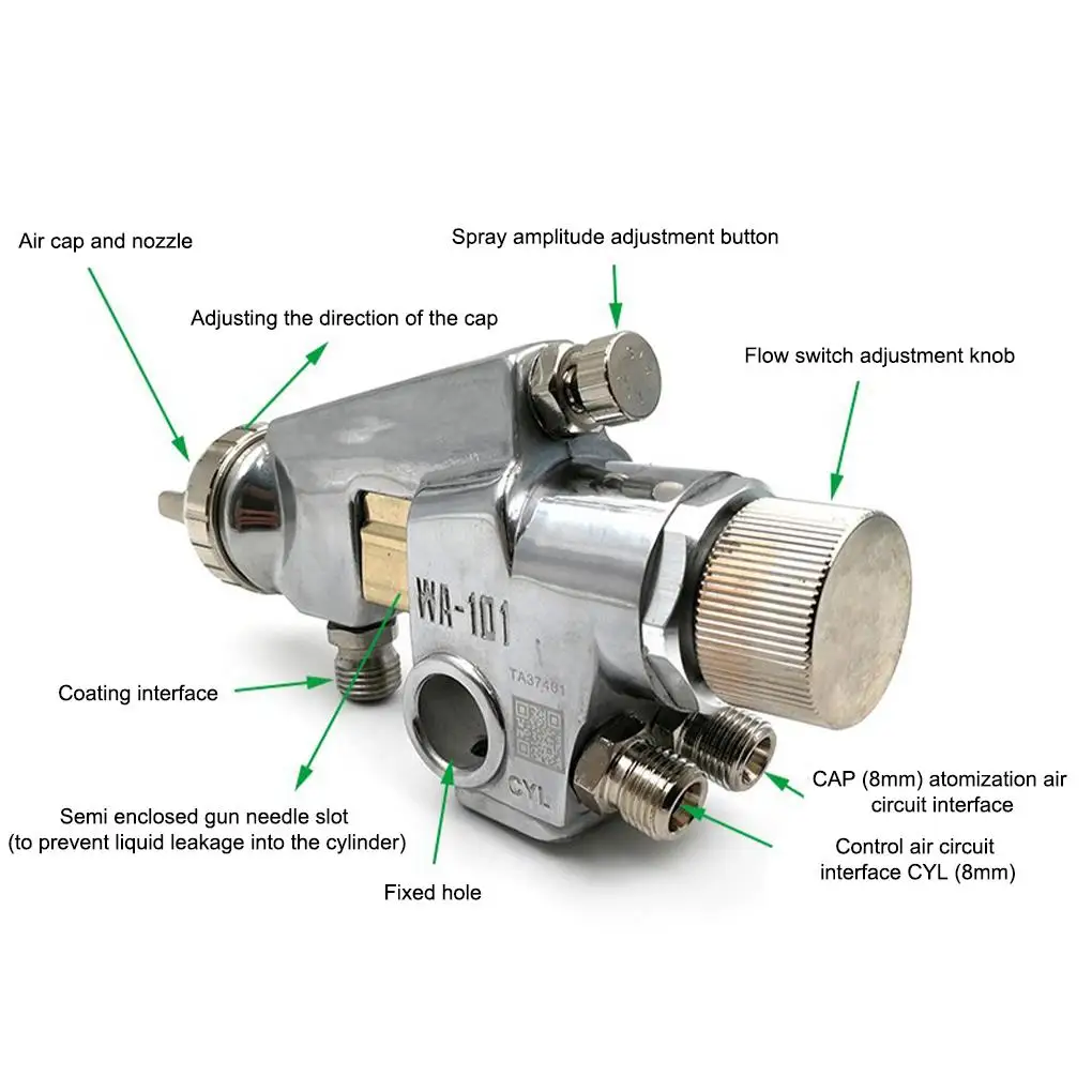 Industrial Spray Gun High Atomization Reciprocating Machine Professional Automatic Painting Tool Pneumatic Spraying Equipment