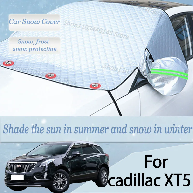 

For cadillac XT5 car Snow Windscreen, Snow, Frost, Dust and UV Visor, Winter car clothing, thick magnetic