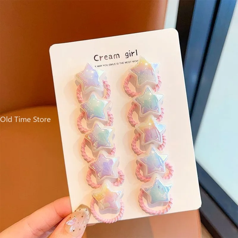 

Набор мягких резинок для волос без спутывания для девочек, милый подарок на рождение ребенка