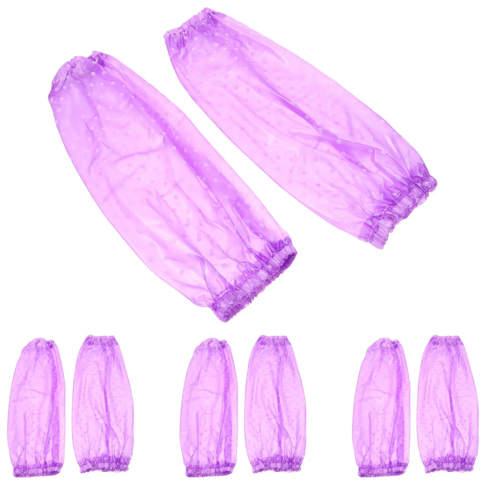 

4 Pairs Waterproof Arm Sleeve Protectors Quick Dry Oil Proof Kitchen Oversleeves Cleaning Helpers Home Essentials
