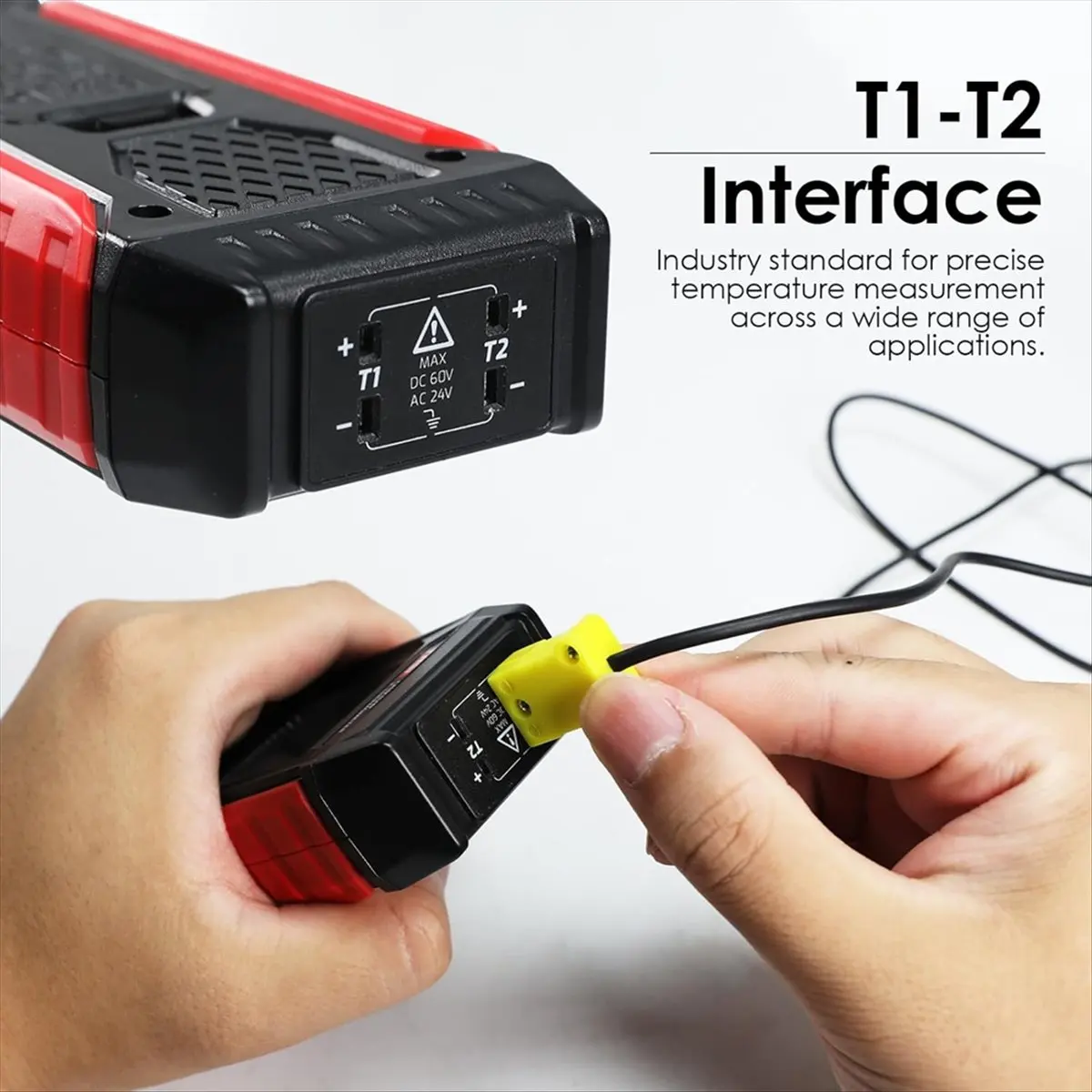 

【STOCK】Digital Thermocouple-Thermometer Dual Channel K Type Thermometer(-328-2501℉) LCD Display Temperature-Tester for K Type