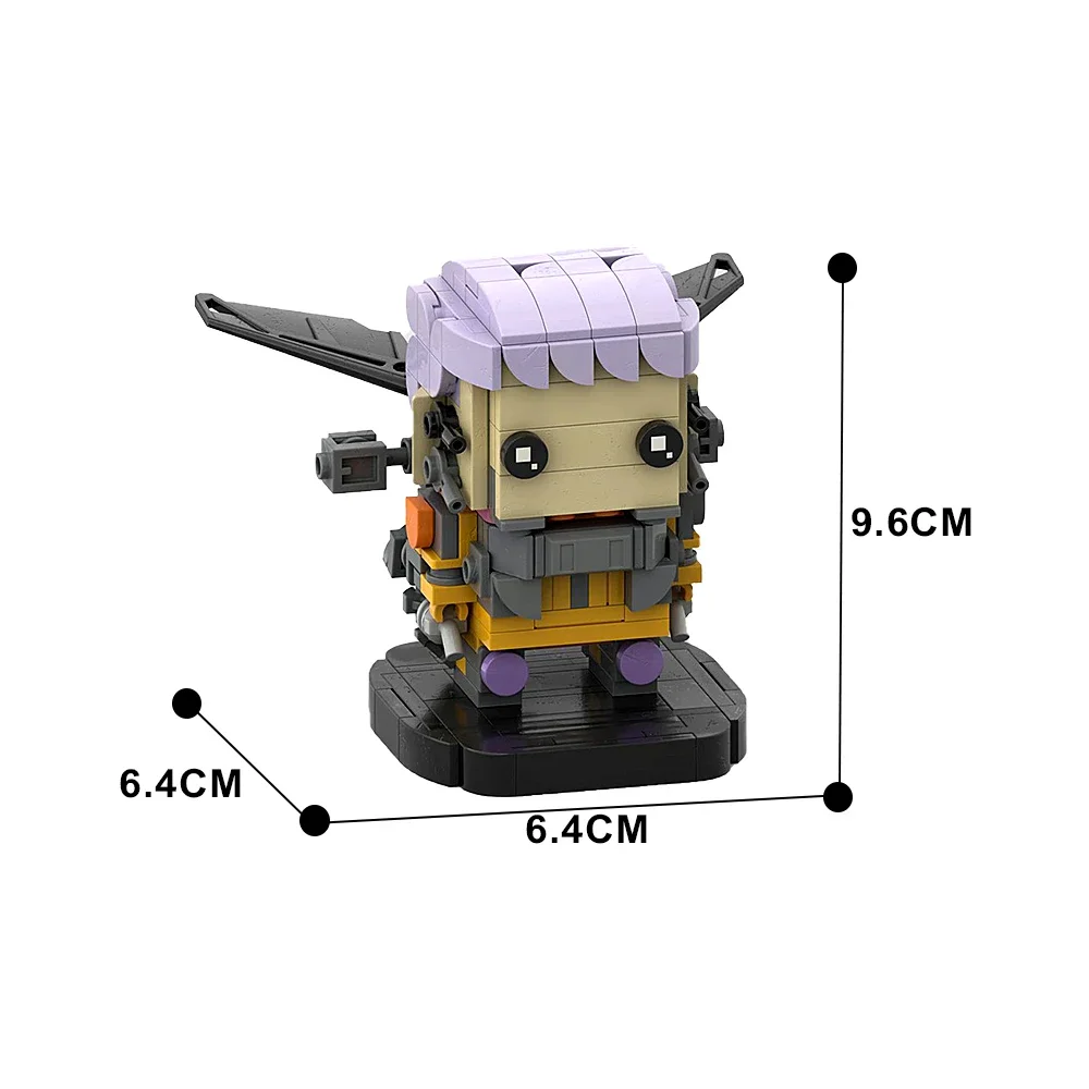 MOC Game Brickheadzs ApexS Legends Figure Valkyrie Model Anime Fight Valkyrie Building Blocks Collect Toys Bricks Children Gift