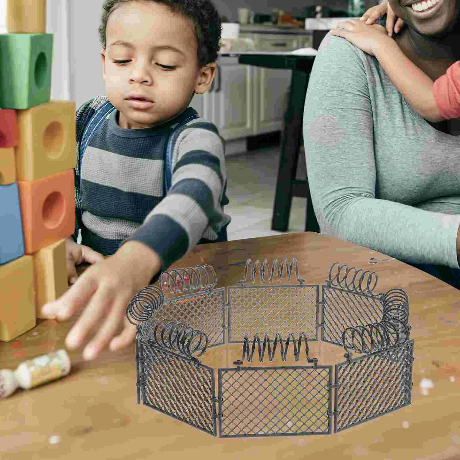 

Building Block Protective Net Vehicles Toy Kids Scene Toys for Airplane Game Accessory Blocks Child