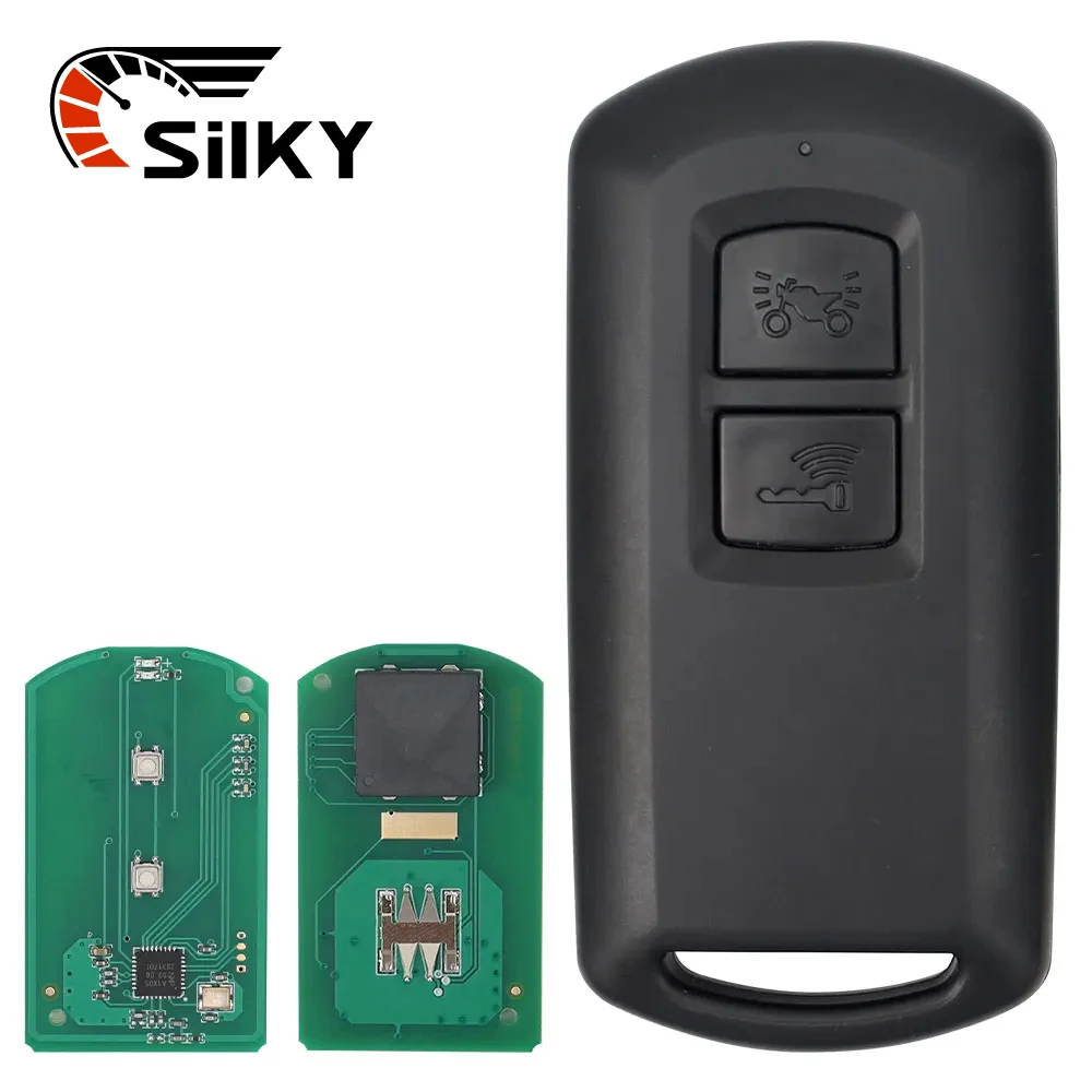 

Smart Motorcycle Remote Key Fob, 2 Botões, 433MHz, Chip ID47, Fit para Honda Click 150I, Vario 150, K12, K59, 35111-K12-V91, K59