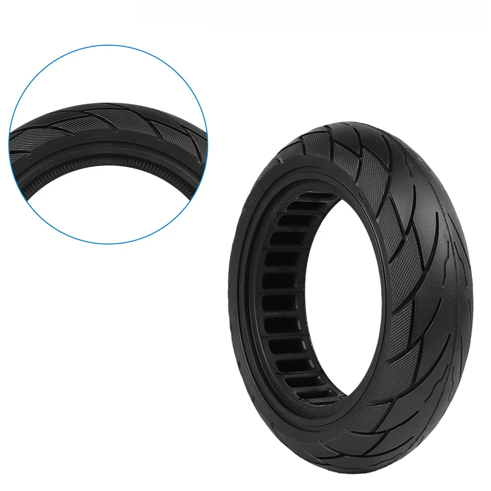 10x2.5 Inch Solid Tire with For honeycomb Design for Kugoo M4 M4 Pro - No Inflation Required Rubber Tire for All Season Riding