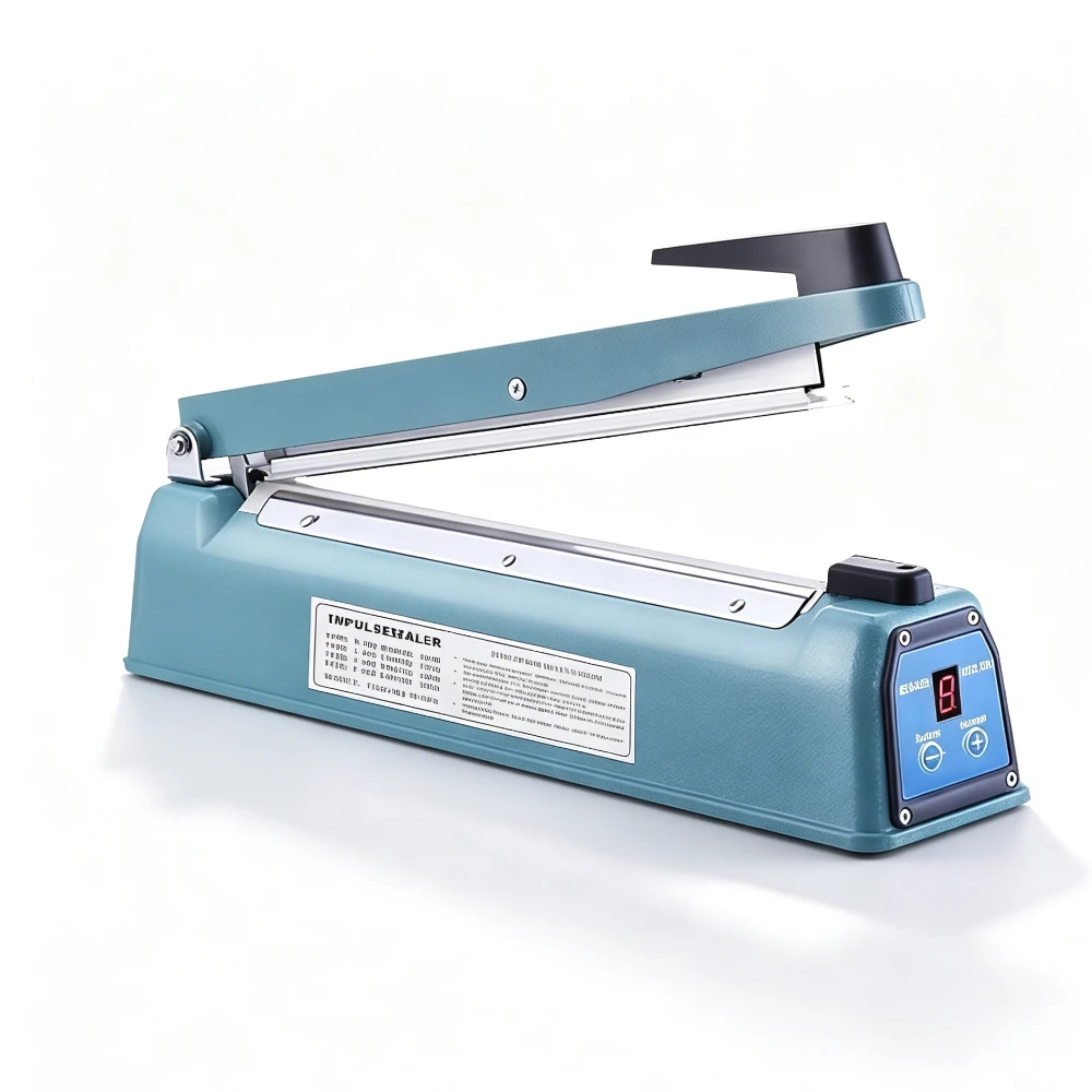 Hand Impulse Sealer 200/300/400mm Manual Heat Sealing Machine Plastic Bag Sealer for Food Storage Gift Wrapping Heat Shrink Film