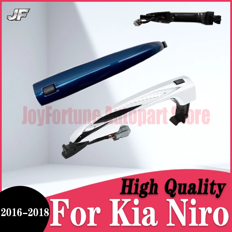 

Хромированная/синяя передняя дверная ручка с индукционной кнопкой для Kia Niro 2016-2018, внешняя ручка-защелка 82651G5210