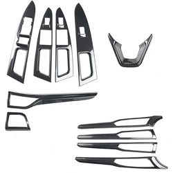 Fits Ford Fusion Mondeo MK5 2013 2014 2015 2016 ABS Carbon Fiber Style Decoration Accessories Interior Moulding Trims Stickers
