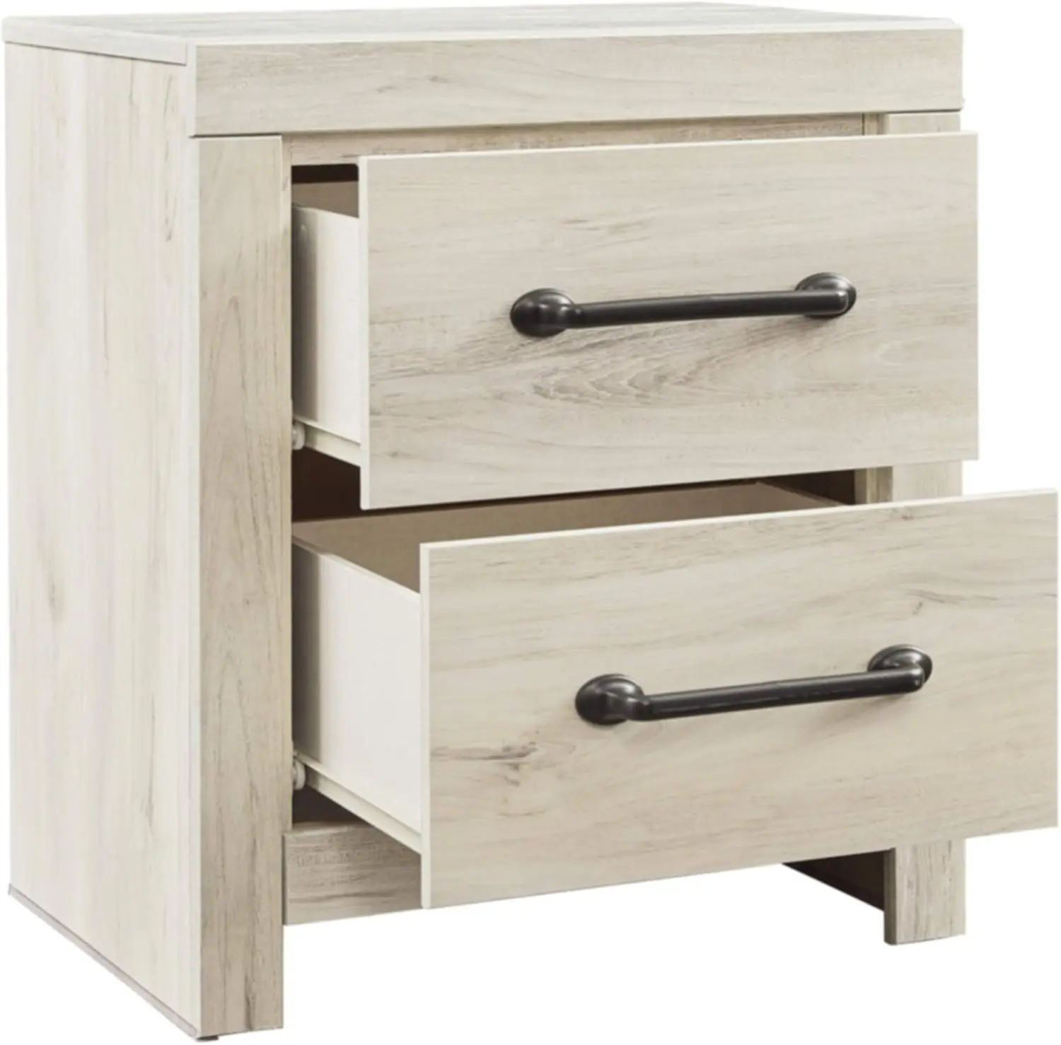 Commode longue avec dessus en bois pour chambre à coucher, Cisco, entrée, blanc, coffre de proximité, bacs en tissu, 5 évaluationStorage