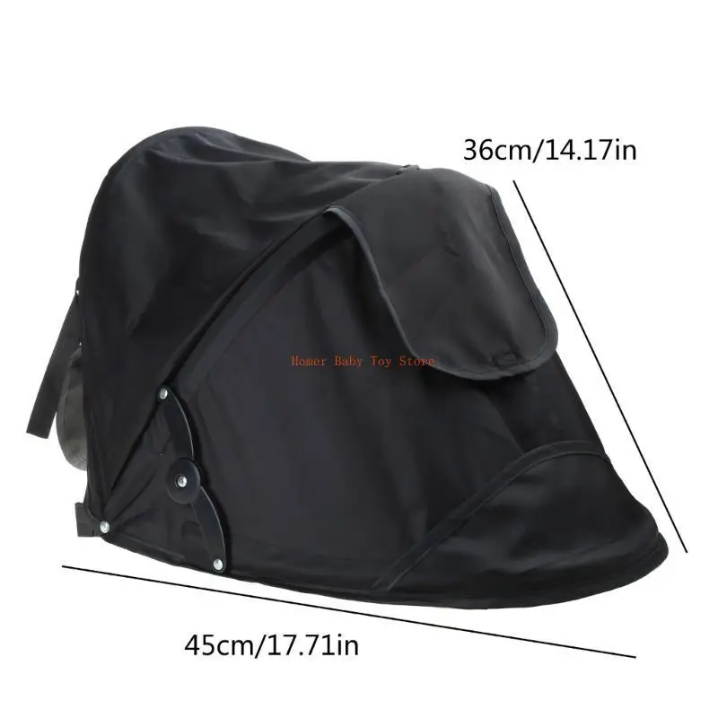 غطاء J0PF Pram Sun Cover لعربات الأطفال متعددة الأغراض، غطاء ظل المطر من الشمس، متين مقاوم للتمزق #6