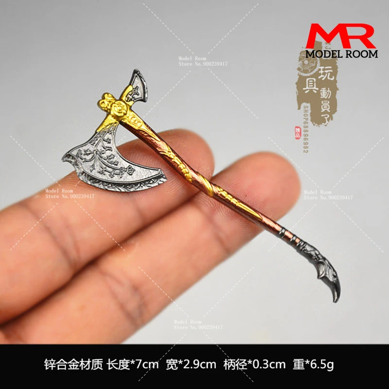 1/12 Scale Kratos Axe Chaos Blade Model 6cm Soldier Scene Accessories Fit 6'' Soldier Action Figure Body Dolls view 5