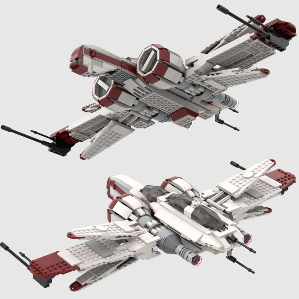 828pcs MOC ARC-170 Star fighter Assembled V-Wing Reconnaissance Aircraft Super Aircraft Star Fighter Block Block Brick Gift Toy