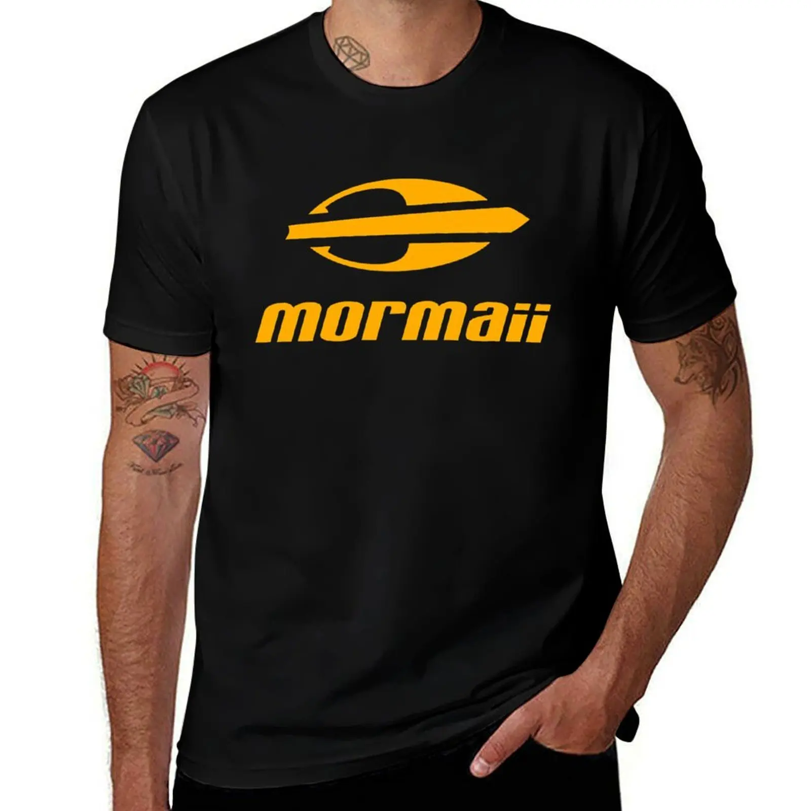 Футболка Mormaii Design, мужская футболка, роскошные футболки для мужчин, хлопковая забавная футболка