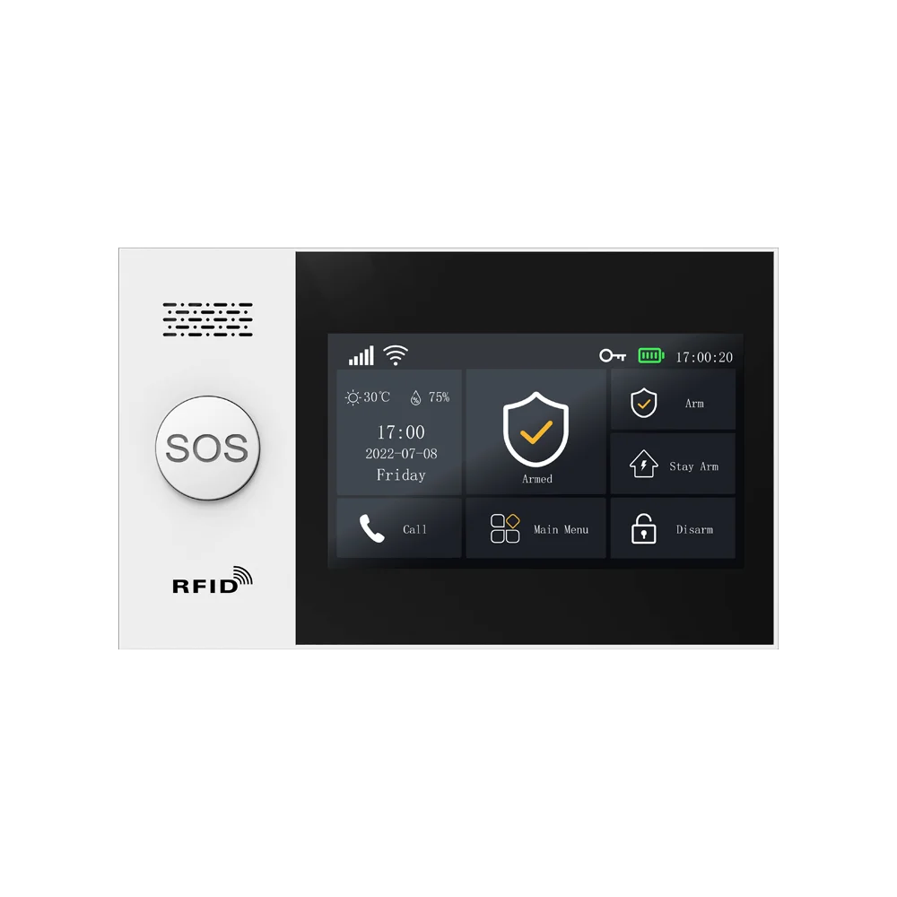 PG-107 4G GSM WiFi Home Alarm System Tuya Smart Life APP Control Security Alarm Kit PIR Sensor Support Alexa & Google Assistant