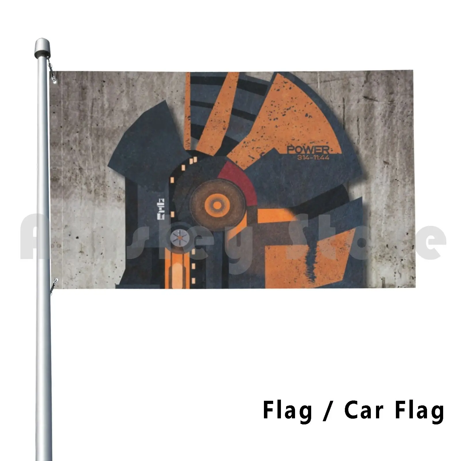 Combine H.e.v Charger-Half Life Outdoor Decor Flag Car Flag Half Life Half Life Half Life 2 Black Mesa Gordon Freeman