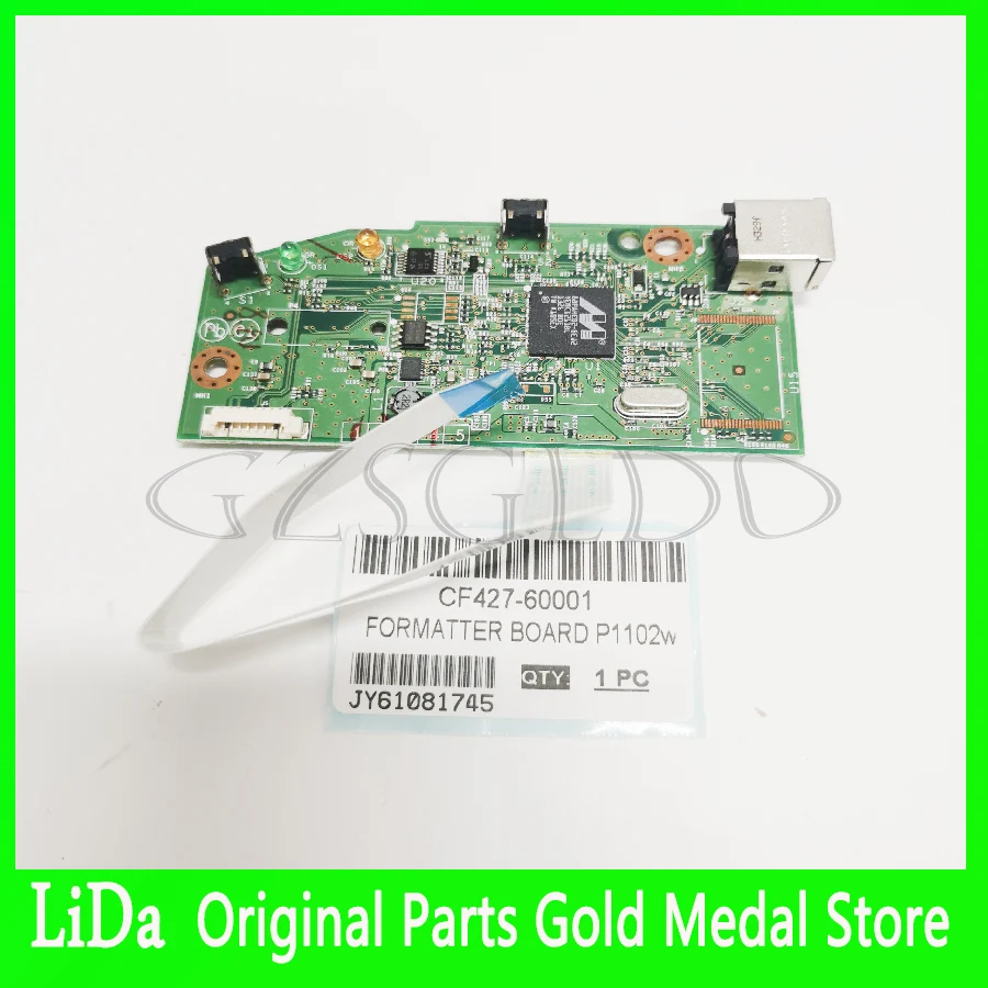 Forcom Board para HP P1102w, Logic Card Original CF427-60001, Solid Card, Motherboard 100% TRABALHO TESTADO