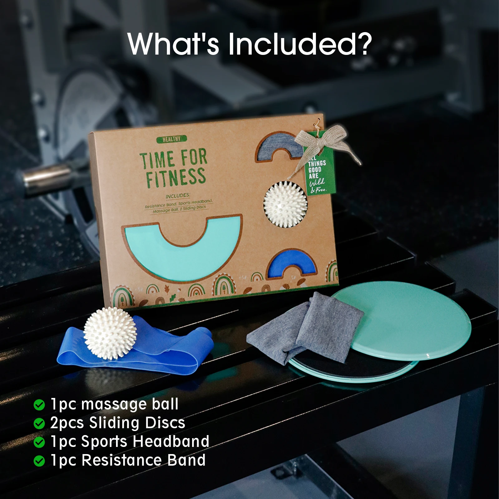 Yoga Fitness At Home - Creative Fitness Yoga Gifts Incluude massage