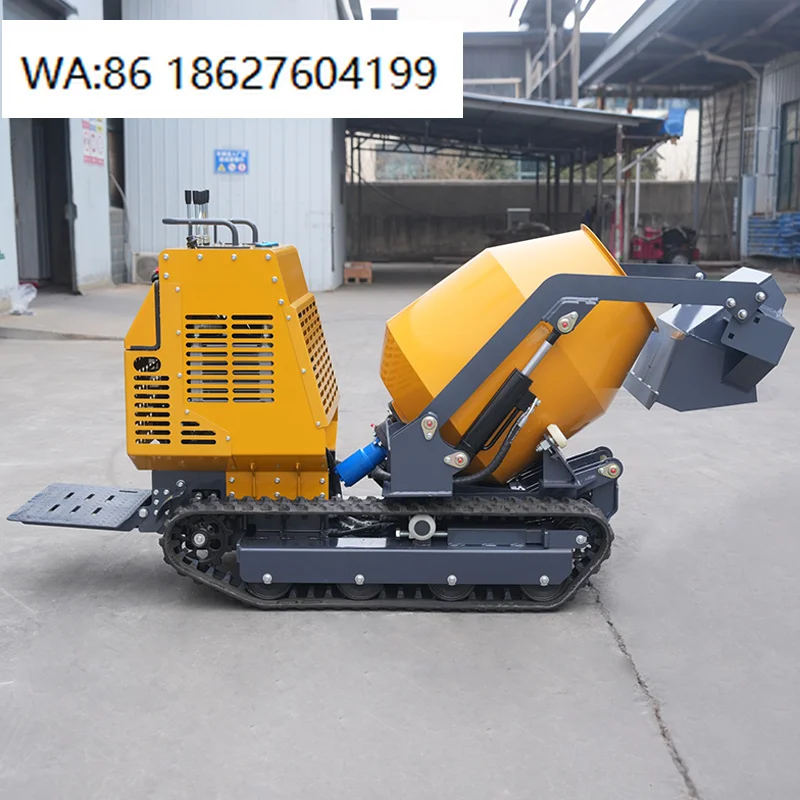 Light Duty Mini Cement Mixer Truck Durable Small Construction Repair Mixing Machinery