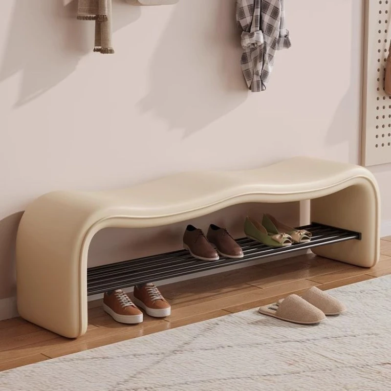Home Door Shoe Changing Stool Entrance Shoe Placing Stool Bedroom Bed End Stool Long Sofa Stools Entrance Shoe Stools Furniture