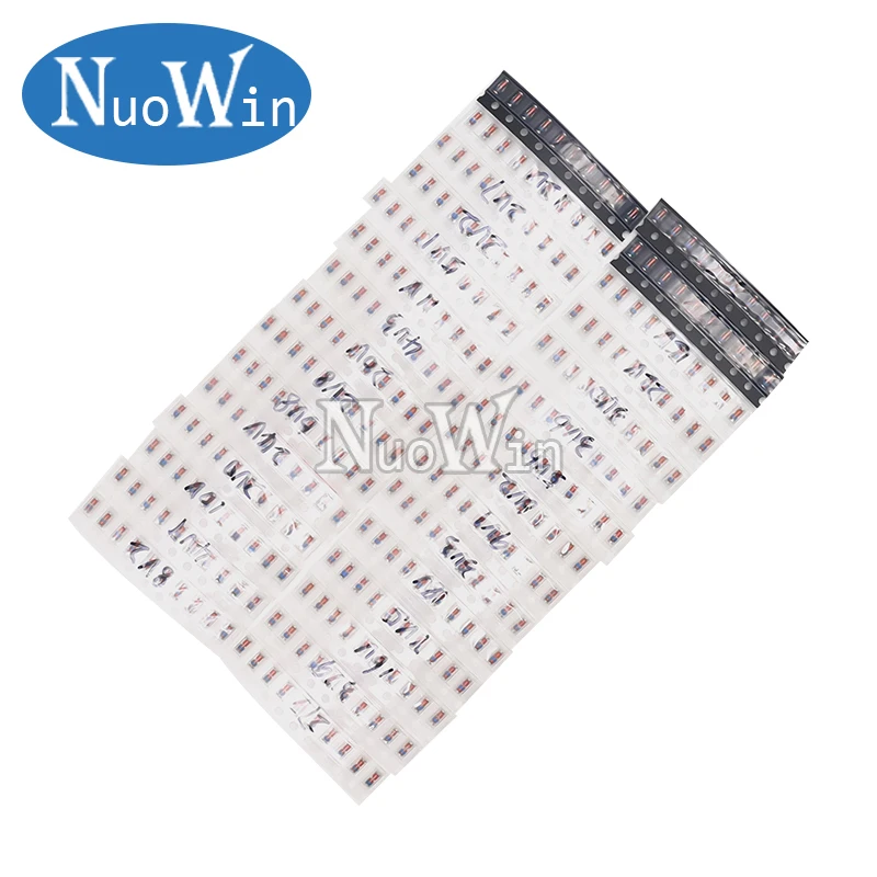 300pcs/Lot 1/2W SMD LL34 Zener Diode Assorted Kit 0.5W 2V-39V 30Values Each 10pcs DIY Sample Set