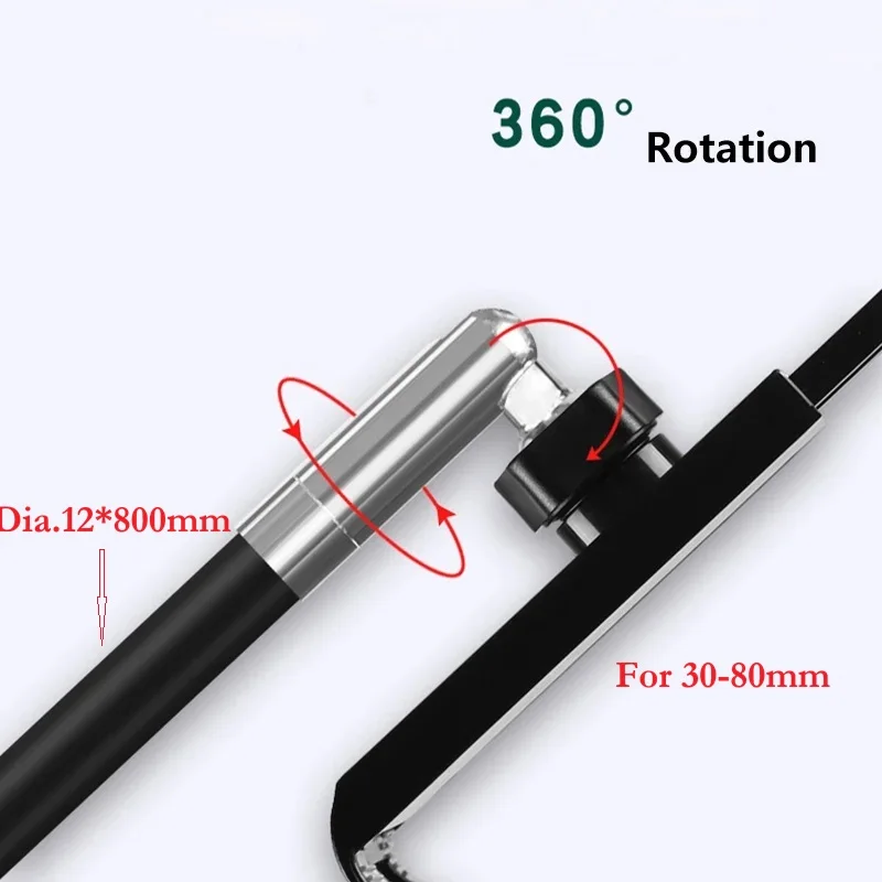 1Pc Sofa Couch Side Mounted Smart-phone Gooseneck Holder 360 Degree Bendable Arm