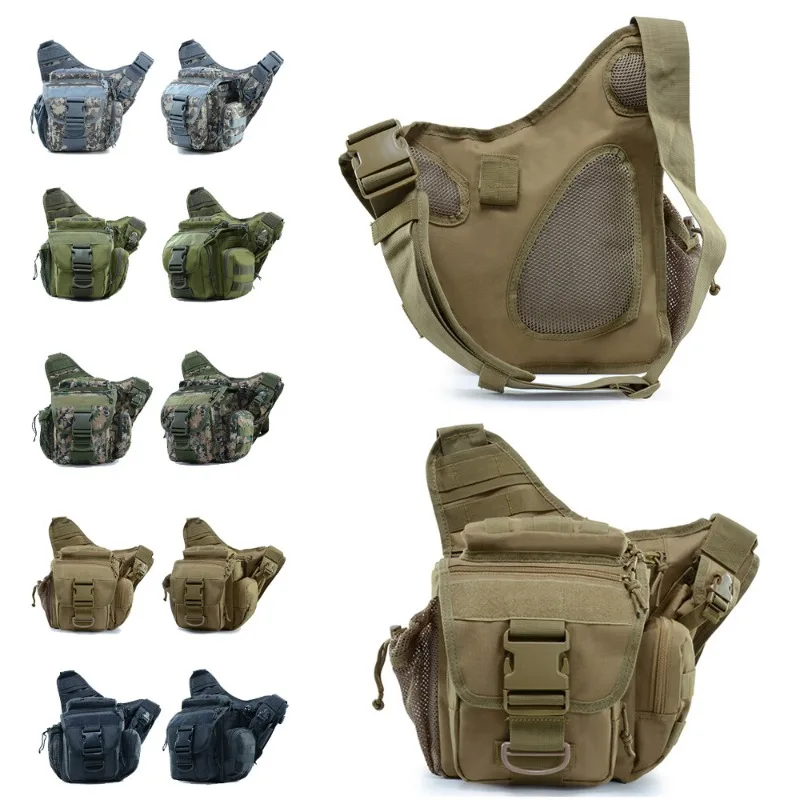 Luggage Bags Outdoor Tactical Molle Chest Bag Men Crossbody Messenger Shoulder Sling Pack