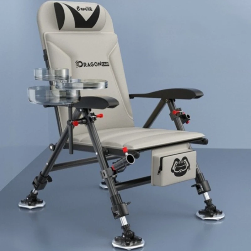 

Многофункциональный складной стул для рыбалки, регулируемая высота подъема, уличные стулья для рыбалки, портативные стулья из утолщенной углеродистой стали