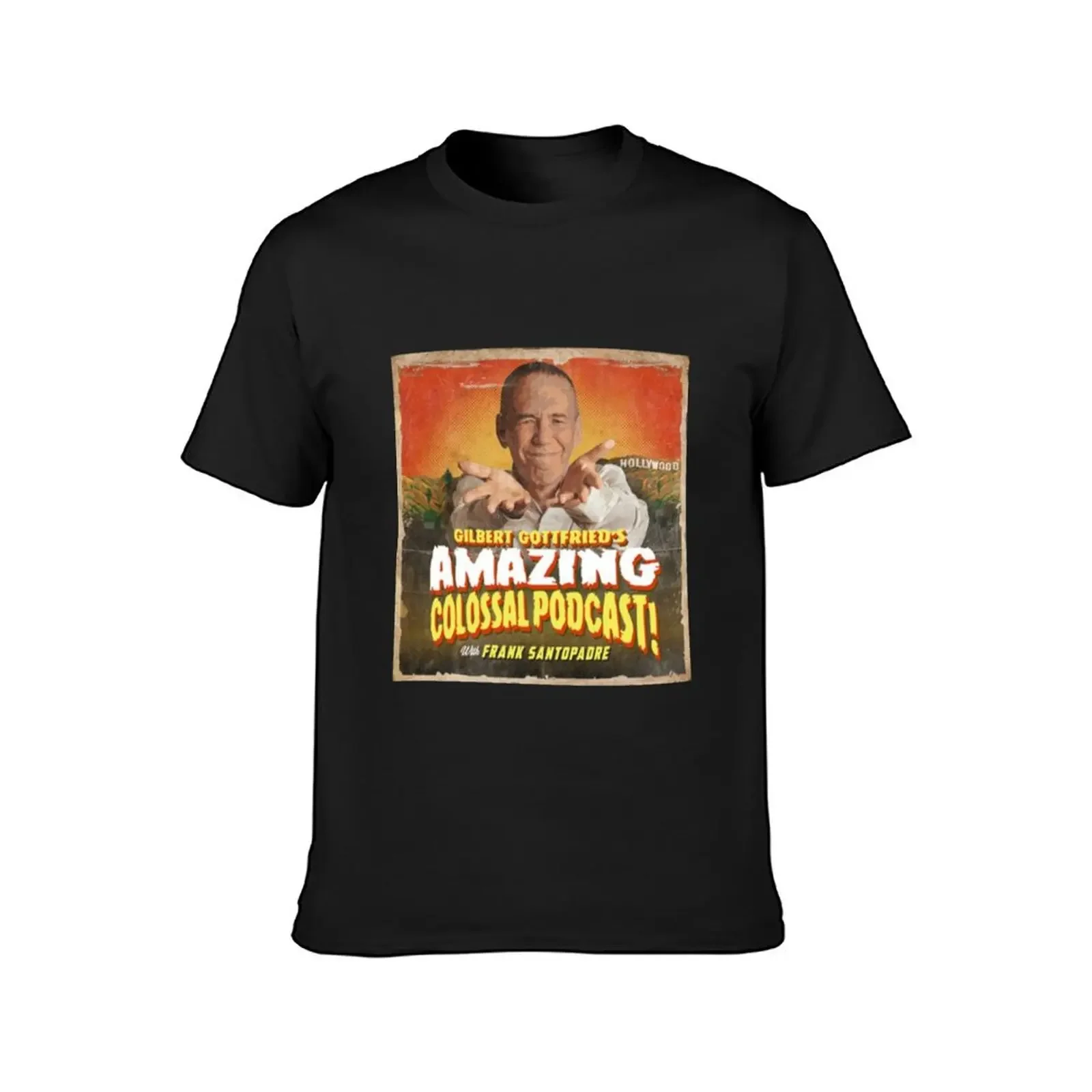 Gilbert Gottfried podcast T-Shirt anime t shirts for a boy oversized outfits for men