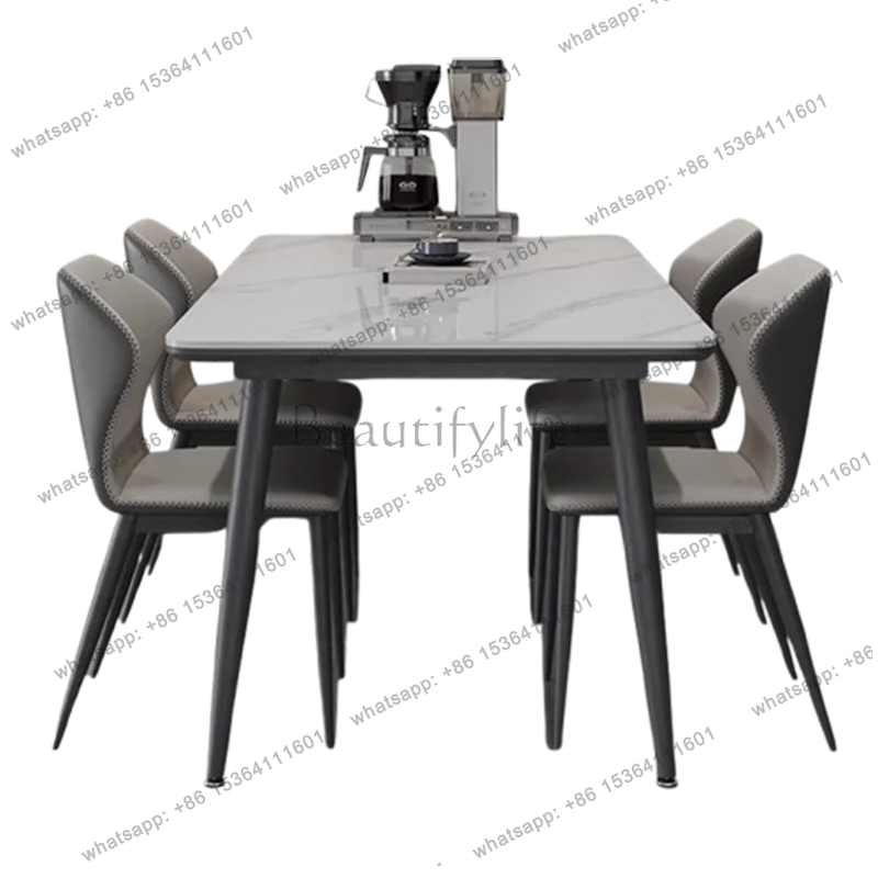 Design White Dining Tables Square Cheap Eating Space Saving Modern Dining Tables Wooden Luxury Mesas De Comedor Home Furniture