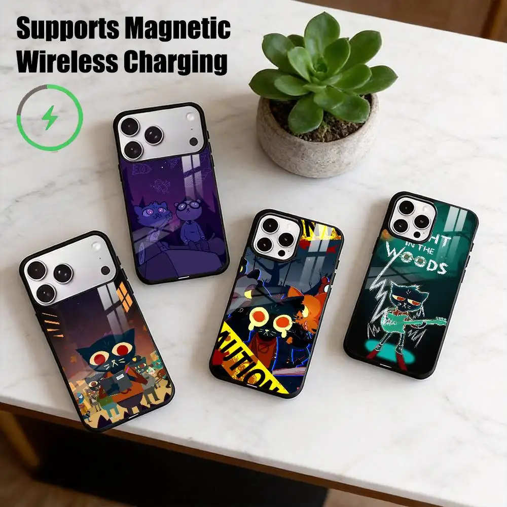 Night in the Woods Game  Phone Case For iPhone17,16,15,14,13,12,11 Plus,Pro Supports Magnetic Wireless Charging Gift