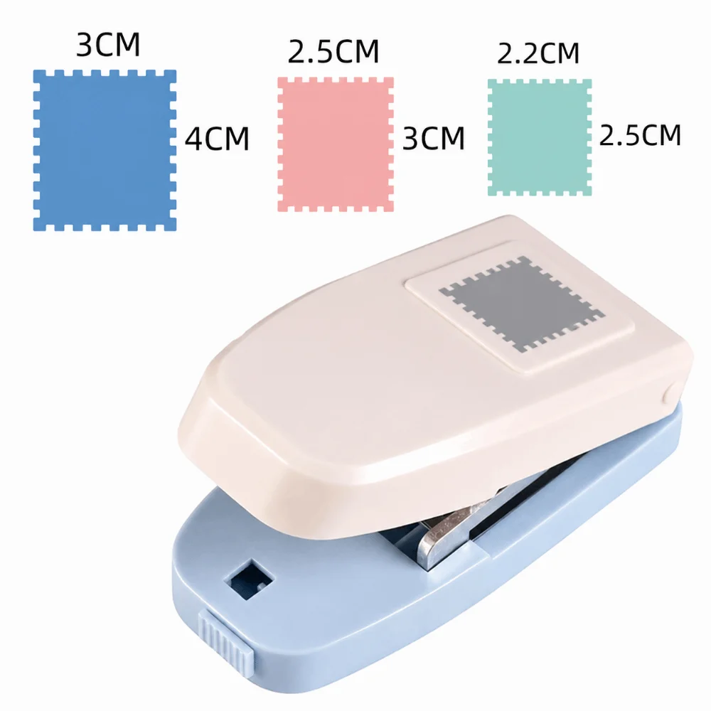 DIY Tools Large Rectangular Stamp Punch Multi-functional Handheld Embossing Machine DIY Durable Stamp Hole Puncher Scrapbooking