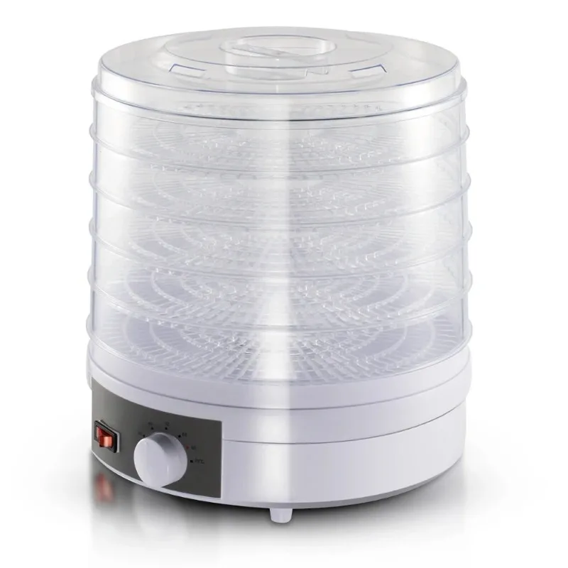 5-Tray Electric Food Dehydrator Machine with Temperature Control, Fast Fruit Dryer & Beef Jerky Maker for Kitchen Pet Snacks