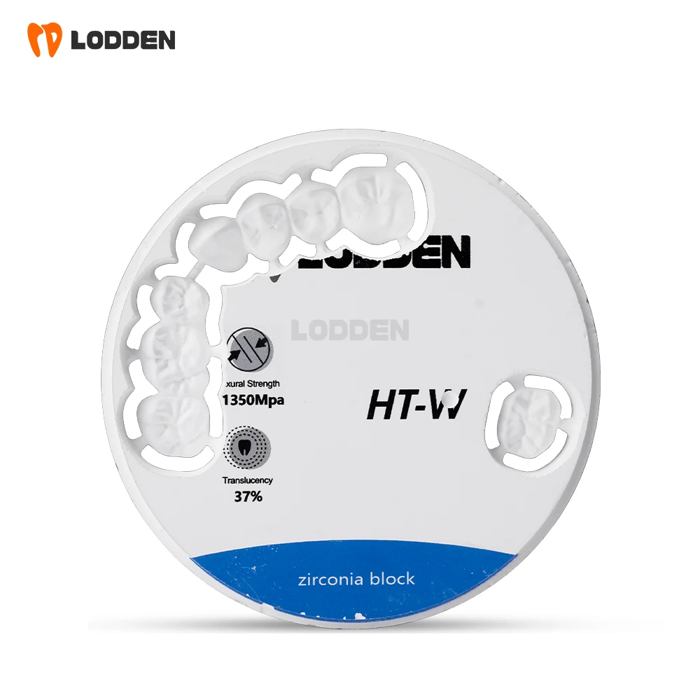 

Dental Zirconia Block HT-White Block 98mm Sirona Open System CAD CAM Dental Lab Materials Crown Disc